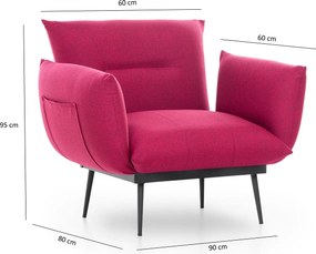 Wing Chair Jax Solo - Dark Red GR105 Dark Red