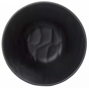 Μπωλ Στρογγυλό Wavy Matte Mlb387K48-6 19X19cm Black Espiel Μελαμίνη