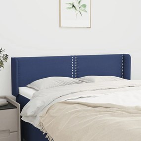 vidaXL Κεφαλάρι με Πτερύγια Μπλε 147x16x78/88 εκ. Υφασμάτινο