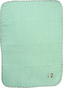 Κουβέρτα Πικέ Αγκαλιάς (80x110) Dimcol Stork 195 Mint