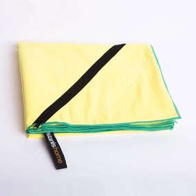 Πετσέτα Θαλάσσης Quick Dry Yellow Aslanis Home Θαλάσσης 90x160cm Polyester-Polyamid