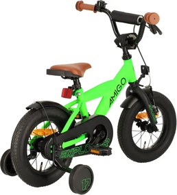 Explorer 12 Inch 20 cm Boys Coaster Brake Green/Black