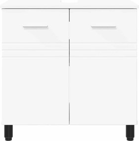 vidaXL Έπιπλο μπάνιου Λευκό 60 x 35 x 60 εκ. Επεξεργασμένο Ξύλο