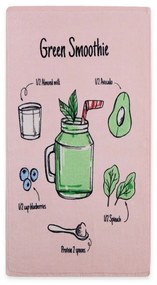 Ποτηρόπανο Βελουτέ Smoothie Pink Nef-Nef 40x60cm 100% Βαμβάκι