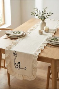 Stewehome Διακοσμητικό τραπεζομάντηλο με φρου 150x50 cm