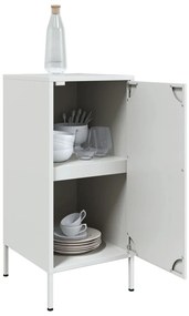 vidaXL Ντουλάπια 2 Τεμ. Λευκά 36 x 39 x 79 εκ. από Χάλυβα