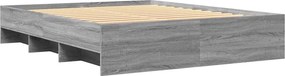 vidaXL Πλαίσιο κρεβατιού χωρίς στρώμα 160x200 εκ. Επεξεργασμένο Ξύλο