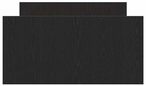 vidaXL Σκελετός Κρεβατιού Μαύρη δρυς 90 x 190 cm Επεξεργασμένο ξύλο