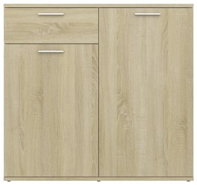 vidaXL Ντουλάπι με Συρτάρι Sonoma Δρυς 80 x 36 x 75 εκ. Επεξ. Ξύλο