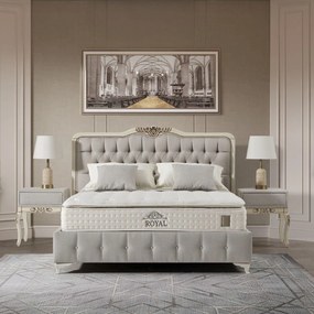 Κρεβάτι Elizabeth Glory με Αποθηκευτικό Χώρο - 200x200cm