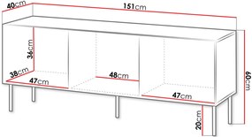 Έπιπλο τηλεόρασης Siena I-Mpez