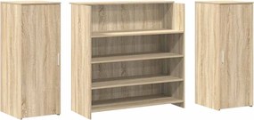 vidaXL Γραφείο υποδοχής Sonoma Δρυς 180x50x103,5εκ. Επεξεργασμένο Ξύλο