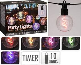 PARTY LIGHTS STRING LIGHT 10L WITH G80 BALL