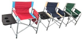 Πτυσσόμενη καρέκλα camping με ενσωματωμένο τραπεζάκι - 1806 - 170129