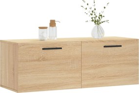 vidaXL Ντουλάπι Τοίχου Sonoma Δρυς 100 x 36,5 x 35 εκ. Επεξεργ. Ξύλο