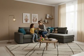 Γωνιακός καναπές Hanson-Gkri-Δεξιά