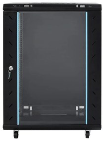 vidaXL Καμπίνα Δικτύου με Περιστ. Πόδια 15U 19" IP20 53x40x80 εκ.