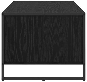 vidaXL Τραπεζάκι σαλονιού Μαύρη Οξυά 80 x 50 x 40 cm