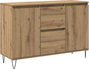 vidaXL Μπουφές Δρυς τεχνίτης 101,5 x 35 x 70 εκ. από Επεξεργασμένο Ξύλο
