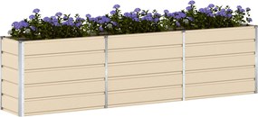 vidaXL Γλάστρα Ελεφαντόδοντο 480 x 50 x 45 εκ Επικαλυμμένος Χάλυβας