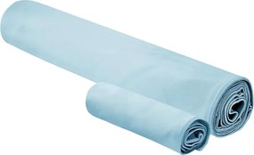 vidaXL Σύνολο πετσέτας αθλητισμού 2 pcs Μπλε ύφασμα