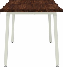 vidaXL Τραπέζι Φαγητού με Ζωντανό Χείλος 120 x 70 x 75 cm