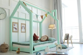Κρεβάτι Παιδικό Montessori Classic  Mint  90×200cm  Luletto (Δώρο 10% έκπτωση στο Στρώμα)