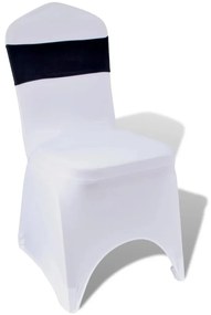 Κορδέλα Καρέκλας Εκδηλώσεων Διακοσμητική 25 τεμ. Μαύρη με Αγκράφα