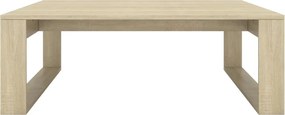 vidaXL Τραπεζάκι Σαλονιού Sonoma Δρυς 100x100x35 εκ. από Επεξ. Ξύλο