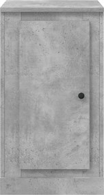 vidaXL Ντουλάπι Γκρι Σκυροδέματος 37,5x35,5x67,5 εκ. από Επεξεργ. Ξύλο