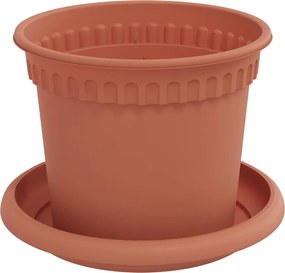 vidaXL Γλάστρες φυτών 24 pcs Κεραμιδί Ø 12,5 x 10 εκ Πλαστικό