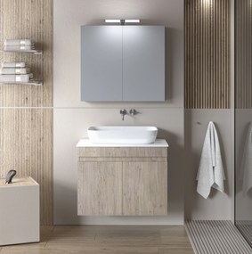 ΣΕΤ ΕΠΙΠΛΟΥ OMEGA TOP 75cm χρ.BEIGE OAK 9SOMT075BO 9SOMT075BO