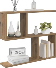 vidaXL Ράφι Τοίχου Artisan Δρυς 60 x 12 x 50,5 εκ Επεξεργασμένο Ξύλο