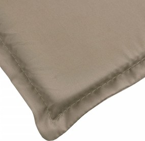 vidaXL Μαξιλάρια ξαπλώστρας Ύφασμα Oxford (100% πολυεστέρας) Taupe