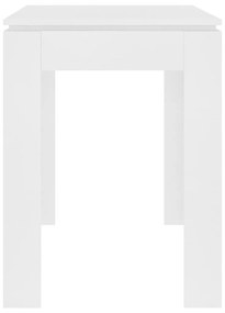 Τραπεζαρία Λευκή 120 x 60 x 76 εκ. από Μοριοσανίδα - Λευκό
