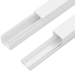 vidaXL Κανάλι Καλωδίων 10 x 10 χιλ. 10 μ. από PVC
