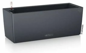 Βάζο Λουλουδιών Lechuza Μαύρο Γκρι πολυπροπυλένιο