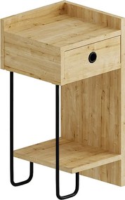 Κομοδίνο Sirius Megapap δεξί χρώμα sapphire oak 32x30x61εκ.