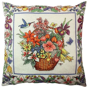 Μαξιλάρι Διακοσμητικό (Με Γέμιση) 420GRC0116 Multi Aberto Design 43X43 Polyester,Βαμβάκι