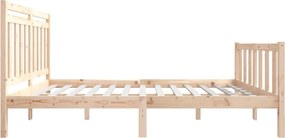 vidaXL Πλαίσια κρεβατιού Φυσικό 160 x 200 cm Solid Pine Wood