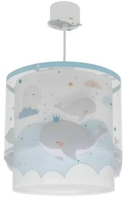 Κρεμαστό Φωτιστικό Οροφής ABS Whale Dreams Blue Μπλε E27 15W 61172T ANGO-61172T-Μπλε 61172T