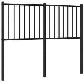 vidaXL Κεφαλάρι Μαύρο 120 εκ. Μεταλλικό