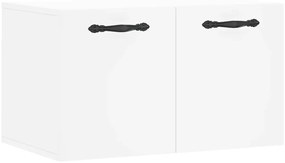 vidaXL Ντουλάπι Τοίχου Λευκό 60 x 36,5 x 35 εκ. από Επεξεργασμένο Ξύλο