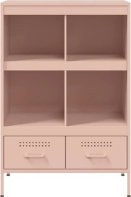 vidaXL Ντουλάπι Ροζ 68 x 39 x 101,5 εκ. από Χάλυβα