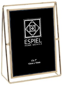 Κορνίζα FAM304 15x20cm Gold Espiel Μέταλλο
