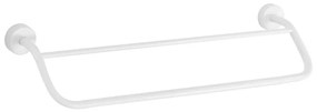 Karag 2252 66 Moderno Πετσετοκρεμάστρα 50cm διπλή Λευκή ματ