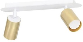 Σποτ Φωτιστικό Οροφής 2xGu10 Ατσάλι ZEN Made in Poland Emibig-623/2-Λευκό 623/2
