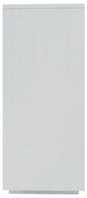 Μπουφές Γυαλιστερός Λευκός 120 x 30 x 75 εκ. από Μοριοσανίδα - Λευκό