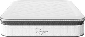 Στρώμα Utopia pakoworld pocket spring με ανώστρωμα aloe vera 30-32cm 140x200εκ