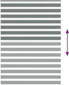 vidaXL Ζέβρα τυφλή Σκούρο Γκρι Πλάτος υφάσματος 155,9 εκ. Πολυεστέρας